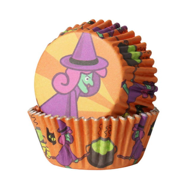 Caissettes Cupcakes Aluminium Sorcières Maléfiques (x30) PME