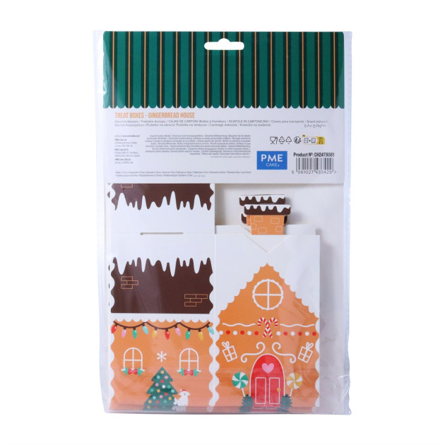 Boîte en forme de Maison en Pain d'Épices Boîte en forme de Maison en Pain d'Épices