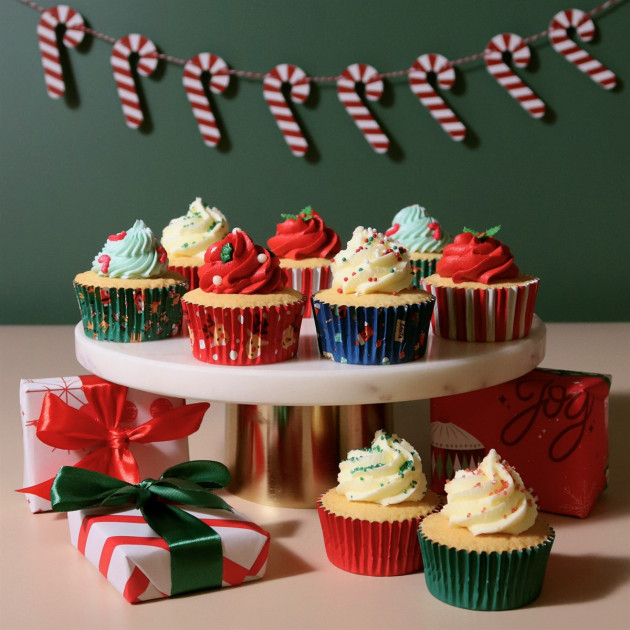 Caissettes Noël, Caissettes Cupcakes Caissettes Noël, Caissettes Cupcakes