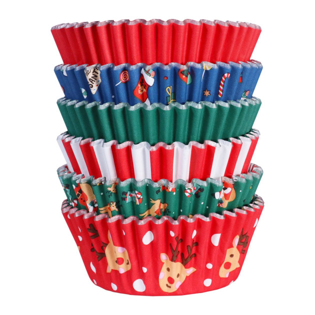 Caissettes Cupcakes Mélange de Noël (x100) PME