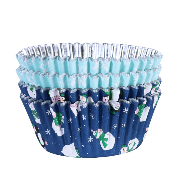 Caissettes Cupcakes Neige Amusante (x60) PME