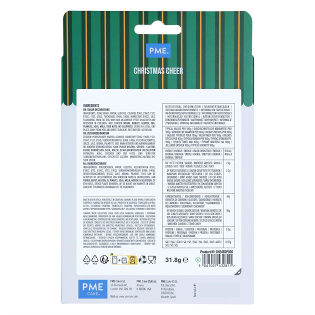 Décors PME en Sucre