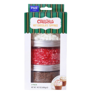Toppings Chocolat Chaud Noël 400 g PME Toppings Chocolat Chaud Noël 400 g PME