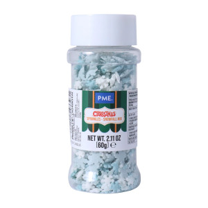 Décors en Sucre Mélange Chute de Neige 60 g PME Décors en Sucre Mélange Chute de Neige 60 g PME