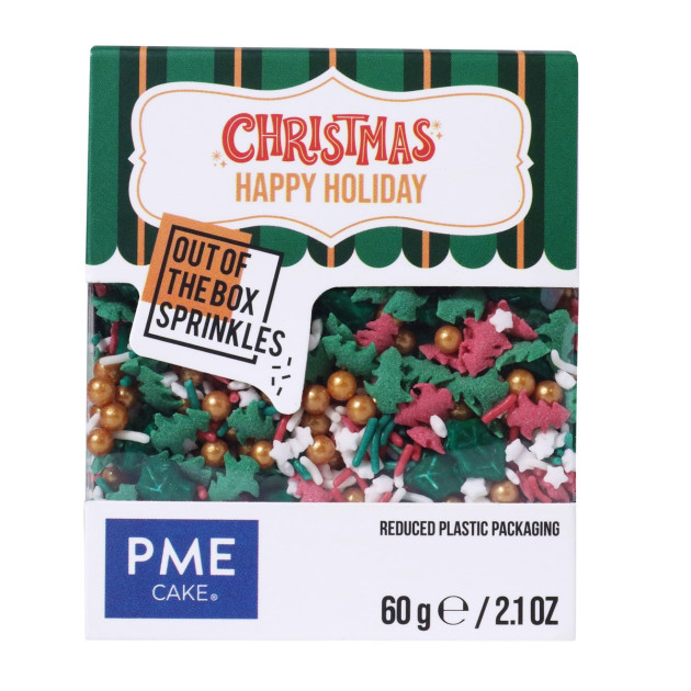 Décors en Sucre Mélange Joyeuses Fêtes 60 g PME