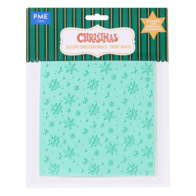 Tapis Silicone Relief Neige 16 x 16 cm PME