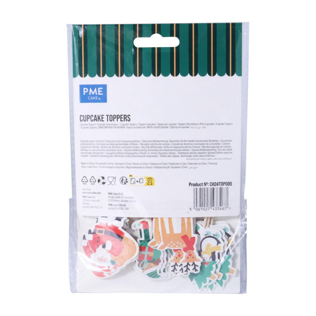 PME Cake Toppers de Noël PME Cake Toppers de Noël