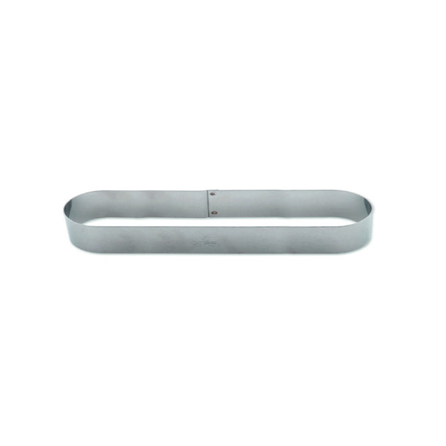 Cercle Oblong Inox 14,5 x 4 cm Gobel