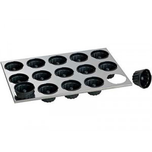 Plaque Kouglofs Ø 9,5 cm Exoglass® - Moule anti-adhésif x 15 Plaque Kouglofs Ø 9,5 cm Exoglass® - Moule anti-adhésif x 15