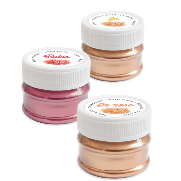 DLUO Dépassée Lot de 3 Colorants Alimentaires de Surface Irisés Scrapcooking
