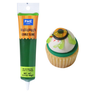 Slime Comestible Vert pour Décoration Gâteau Halloween 99 g PME