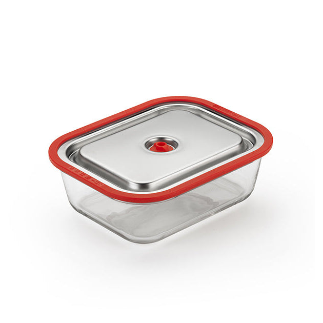 Boîte Alimentaire Sous Vide en Verre 1,3 L Magic Vac