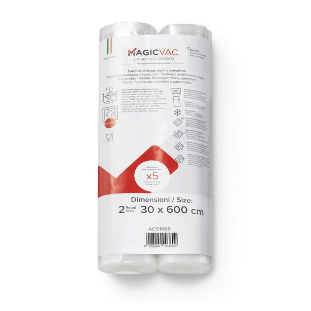 Rouleau pour Machine Sous Vide Alimentaire 30x600 cm (x2) ACO Magic Vac