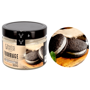 DLUO Dépassée Fourrage Lait Noisette et Biscuit Cacao 300 g Patisdécor