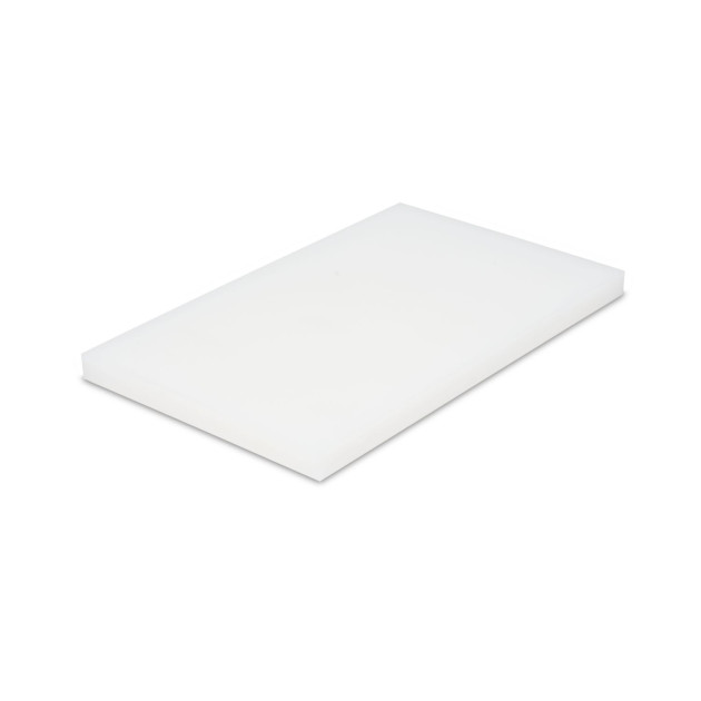 Planche à Découper 60x40 cm H2 cm Polyéthylène Blanc