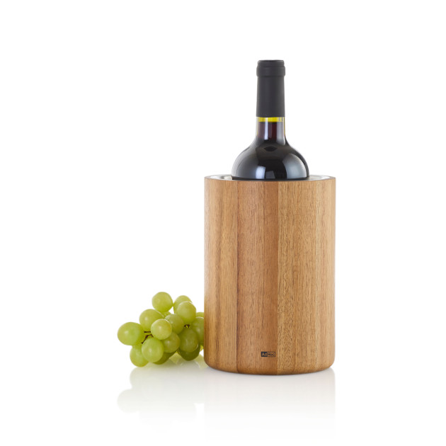 Seau en Bois d'Acacia pour Bouteille