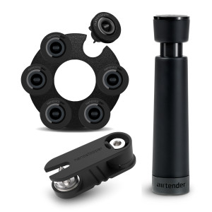 Coffret Pompe et Bouchons Sous Vide Aliments et Vins Airtender