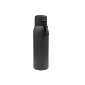 Gourde Isotherme Filtrante en Inox 750 ml Noir TappWater