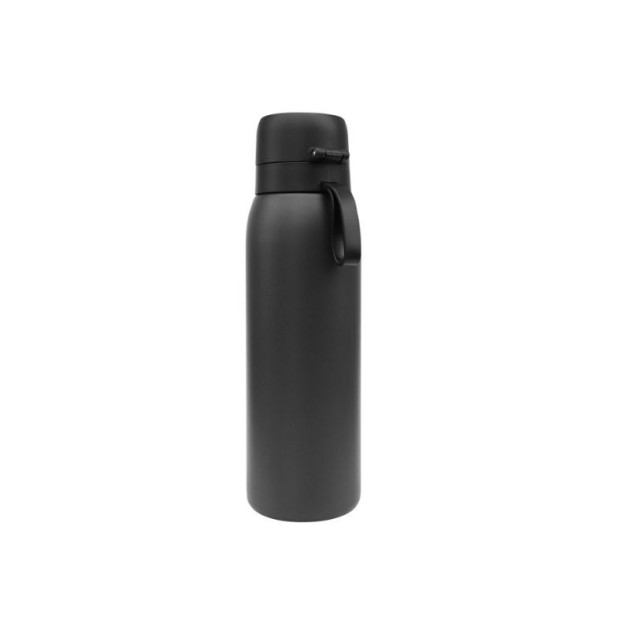 Gourde Isotherme Filtrante en Inox 750 ml Noir TappWater