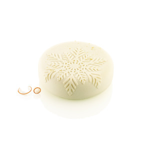 Moule Silicone Neige Ø 17 x H 5,3 cm Silikomart 3D Design Moule Silicone Neige Ø 17 x H 5,3 cm Silikomart 3D Design
