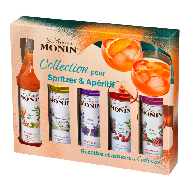 Coffret Dégustation Sirops pour Spritzer et Apéritif 5 x 5 cl Monin