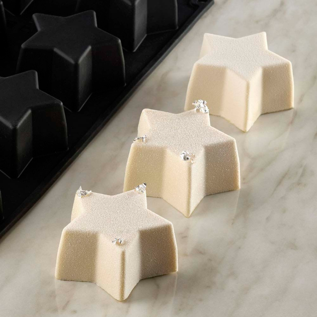Moule Silicone Étoile 8 x H 4 cm (x24) Pavoflex