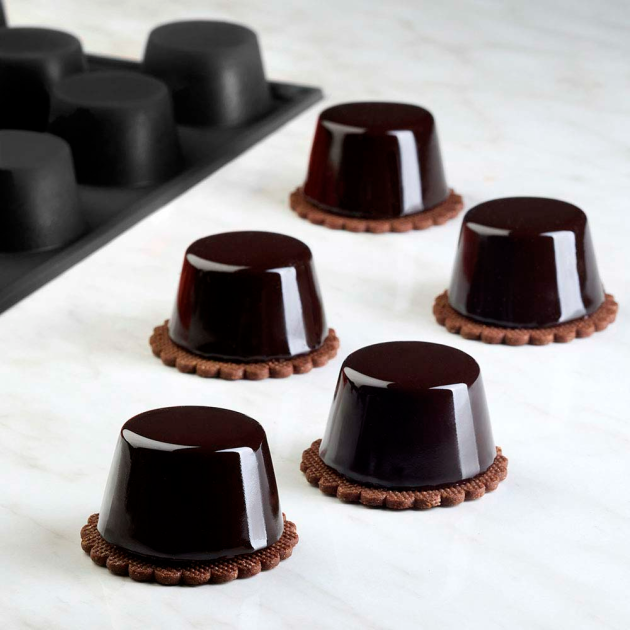 Moule Silicone Muffin 5 x H 2,8 cm (x11) Pavoflex