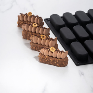 Moule Silicone Oblong 8 x 2,7 x H 2,1 cm (x12) Pavoflex