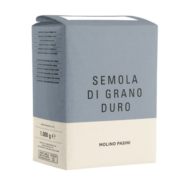 Semoule de Blé Dur 1 kg Molino Pasini