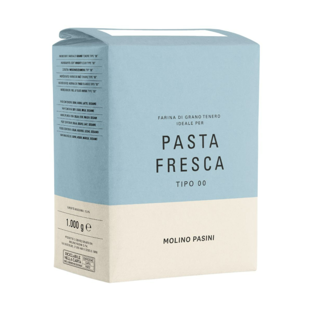 Farine T00 pour Pâtes Fraîches 1 kg Molino Pasini