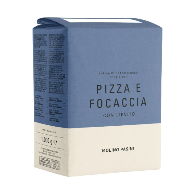 Farine pour Pizza Focaccia avec Levure 1 kg Molino Pasini