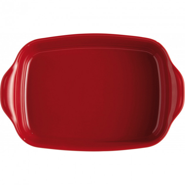 Plat en ceramique Emile Henry vu du dessus