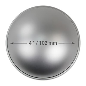 Moule Demi-Sphère Ø 10,2 cm Aluminium PME Moule Demi-Sphère Ø 10,2 cm Aluminium PME