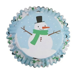 Caissette Cupcake Bonhomme de Neige (x30) PME Caissette Cupcake Bonhomme de Neige (x30) PME
