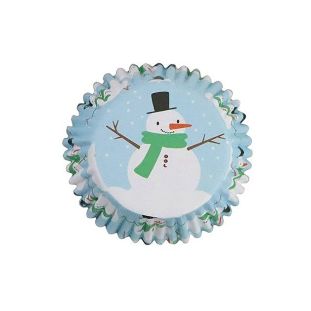 Caissette Cupcake Bonhomme de Neige (x30) PME