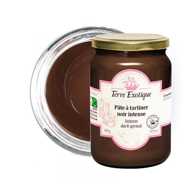 Pâte à Tartiner Noir Intense 300 g Terre Exotique