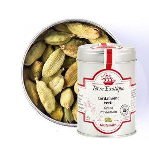 Cardamome Verte Entière 40 g Terre Exotique Cardamome Verte Entière 40 g Terre Exotique