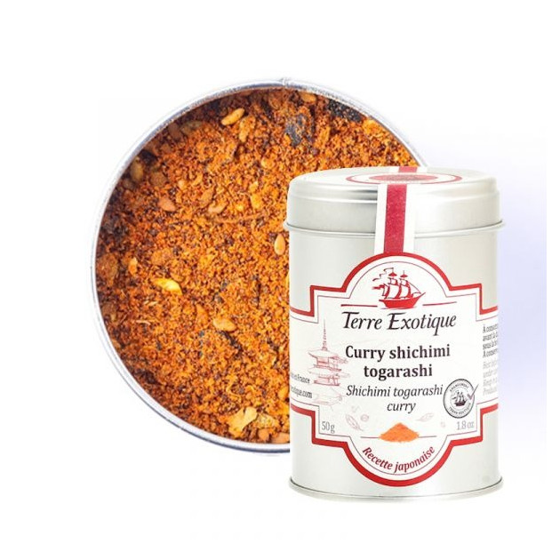 Curry Shichimi Togarashi 50 g Terre Exotique