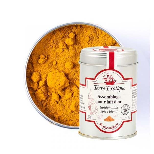 Épices Lait d'Or 60 g Terre Exotique