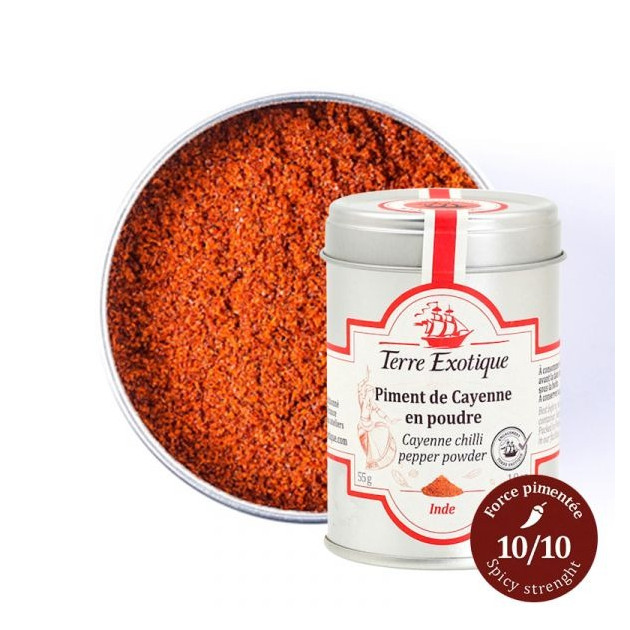 Piment de Cayenne 55 g Terre Exotique