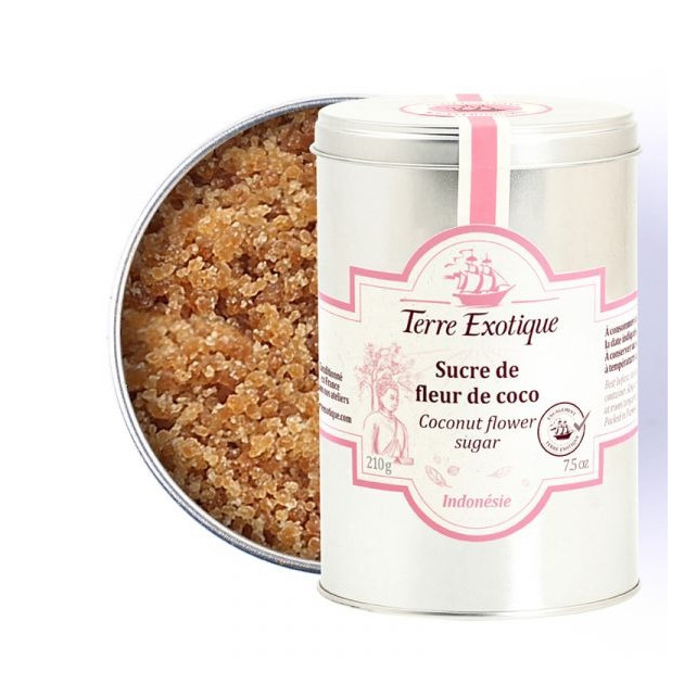 Sucre de Fleur de Coco 210 g Terre Exotique