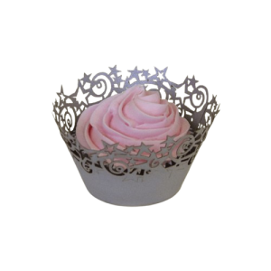 Contour Cupcakes Etoile Argenté (x12) PME