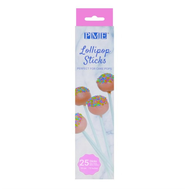 Bâtons Sucettes en Papier Rigide 20 cm (x25) PME