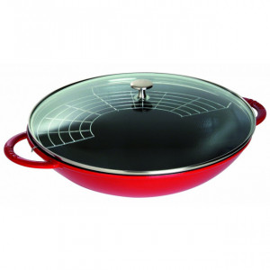 Wok en Fonte 37 cm Rouge Staub