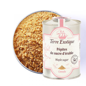 Pépites de Sucre d'Érable 200 g Terre Exotique