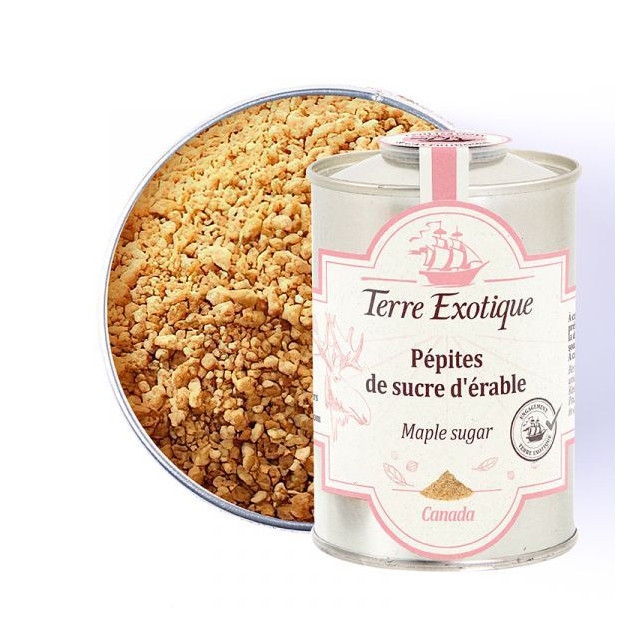 Pépites de Sucre d'Érable 200 g Terre Exotique