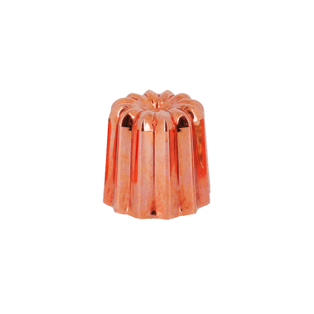 Moule à canelé individuel en cuivre