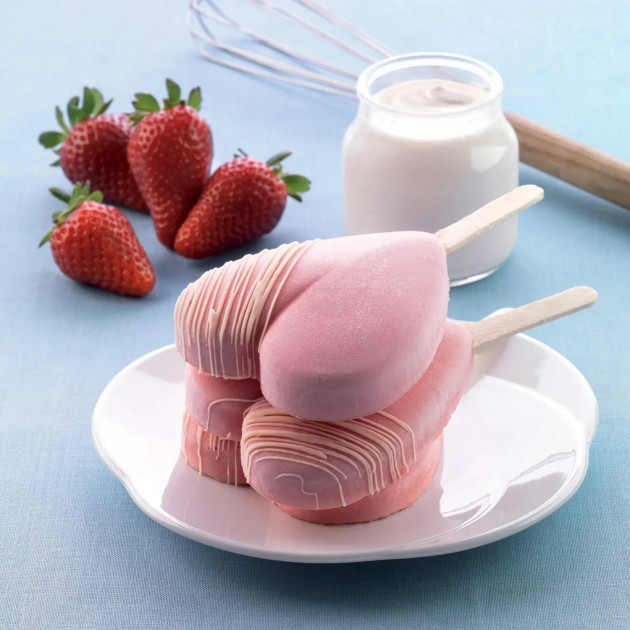 Résultat Glace en forme de cœur  Résultat Glace en forme de cœur