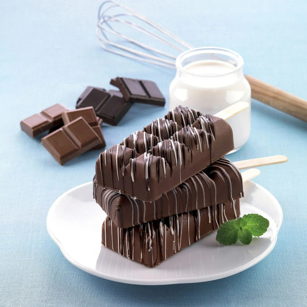 Moule à glace carré de chocolat SilikoMart