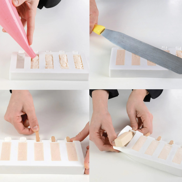 Guide réalisation glace maison à l'aide du moule à glace SilikoMart